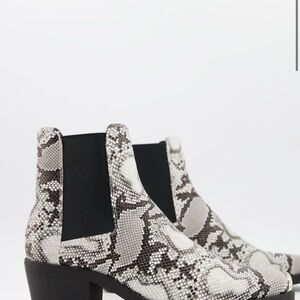 ASOS Black and White Boots
